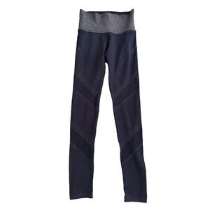 Athleta Twilight Tight Midnight Blue Sparkle Shimmer Leggings Women's Size Small